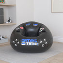 Inflatable Gaming Chair for Kids & Teens with Cup Holders and Side Pocket - This Air Gaming Bean Bag Chairs for kids is The Perfect Furniture for Gamer Room Decor - Perfect Gaming Stuff for boys 4-12