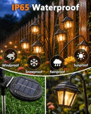 Solar Garden Pathway Lights for Outdoor Yard, Lawn, Flower Bed & Patio Decor (warm white)