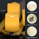 Flickering LED Candles for Wedding, Halloween, Christmas & Event Decorations (Warm White)