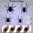 36 Pack LED Light-Up Spider Halloween Decoration for Home, Mirror, Wall, Party (purple)