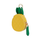 Cute Fruit Zipper Pouch Keychain Charm for Backpacks, Purses, and Daily Carry (Yellow)
