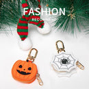 Playful Halloween Themed Bag Charms for Backpacks, Purses & Festive Season Accessories (white)