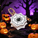 Playful Halloween Themed Bag Charms for Backpacks, Purses & Festive Season Accessories (white)