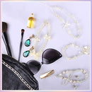 4 Pcs Beaded Phone Charms for Phones, Cameras – Fashionable Cute Accessories for Daily Use, Gifting (white)