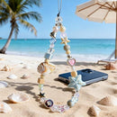2-Pack Beaded Phone Wrist Straps for Phones, Cameras & Everyday Bags (white)