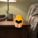 Ghost Lamp Reading Light Spooky Decor Book Lover Gift Halloween Decoration Cozy - White - Size 01
