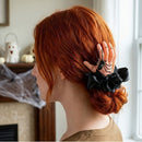Halloween Decoration Fake Hand Spider Prop Bow Accent Spooky Decor Realistic - Black - Size 01