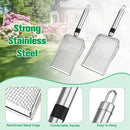 Pet Litter Scoop Stainless Steel Litter Scoop Cat Litter Scoop Litter Sifter - Silver - Size 01