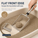 Pet Litter Scoop Stainless Steel Litter Scoop Cat Litter Scoop Litter Sifter - Silver - Size 01