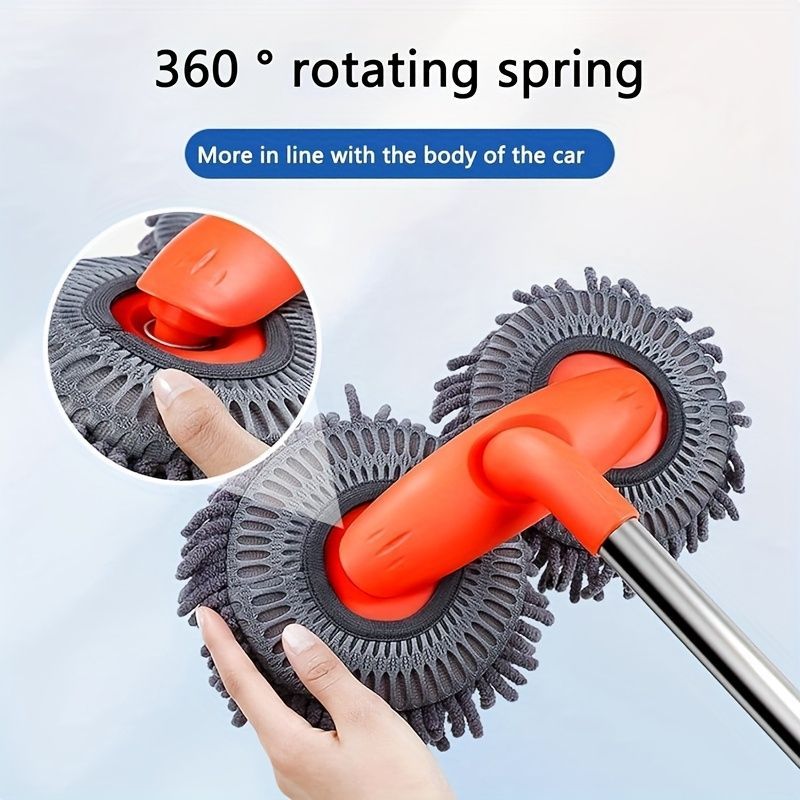Car Cleaning Brush Multifunctional Car Cleaner Automotive Detailing Brush Car - Orange - Size 01