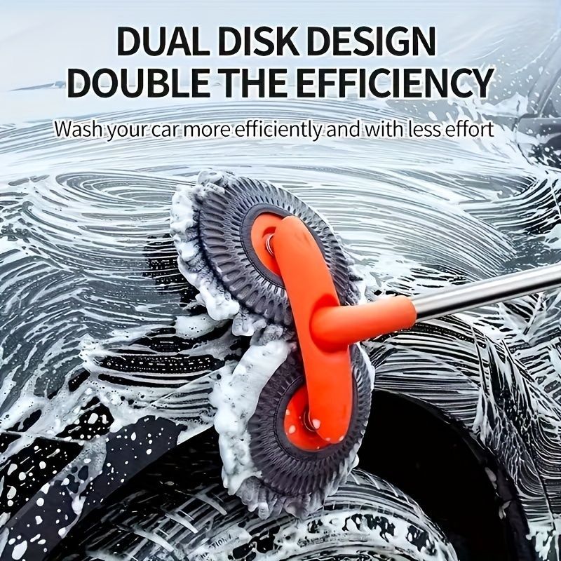 Car Cleaning Brush Multifunctional Car Cleaner Automotive Detailing Brush Car - Orange - Size 01