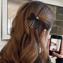 Bow Tie Skeleton Hair Clip Gothic Hair Accessories Women'S Hair Clip Festive - Silver - Size 01