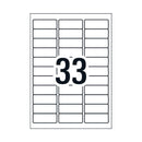 AVERY Gen Label L7157GU 33Up Bx100