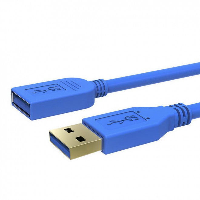 SIMPLECOM CA315 1.5M 5FT USB 3.0 SuperSpeed Extension Cable Insulation Protected Gold Plated