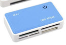 ASTROTEK USB Card Reader Hub for CF I CF IIXD Micro Driver SD SDHC Mini SD MMC RS-MMC MS DUO MS PRO DUO Mini Stick T-Flash M2