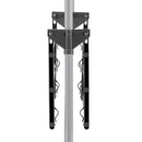 Folding 3 Tier Clothes Laundry Drying Rack with Stainless Steel Tubes for Indoor & Outdoor Home