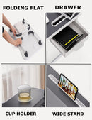 Laptop Bed Desk with Storage and foldable legs for Adults, Kids & Home Office