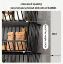 CARLA HOME Metal 5-Tier Rolling Vegetable and Fruit Basket Cart Stand for Kitchen