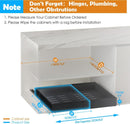 CARLA HOME Pack Pull Out Cabinet Organizer Expandable for Cabinets with Adjustable Slide Out Shelves and Easy Installation (Black)