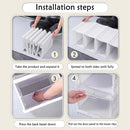 CARLA HOME 6-Tier Stackable Shoe Storage Box Organizer with Clear Door for Closet, Entryway or Cabinet