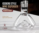CARLA HOME Iceberg Wine Decanter with Aerator Filter and Lid