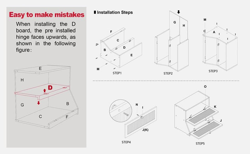 CARLA HOME Double Layer Bamboo Bread Box for Kitchen Counter - Large Capacity Bread Storage Container with Clear Window, Easy Assembly, Farmhouse Style Bread Holder (White)