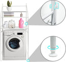 CARLA HOME 3-Tier Over Washing Machine Storage Rack for Laundry Room Space Saving, Towels, Detergent & Bathroom Essentials