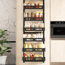 CARLA HOME 6 Tier Over the Door Organizer with Adjustable Metal Pantry Storage Rack and Hanging Baskets for Kitchen and Bathroom