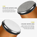 CARLA HOME Rolling Knife Sharpener - Brown - 15° & 20° Angle - Kitchen Appliances Knife Sharpeners