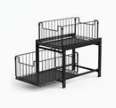 CARLA HOME 2 Tier Sliding Cabinet Organizer Drawer Storage Rack for Kitchen or Bathroom