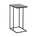 CARLA HOME C - Shape Side Table - Black Metal End Table - Classic - 2 - tier Side Table