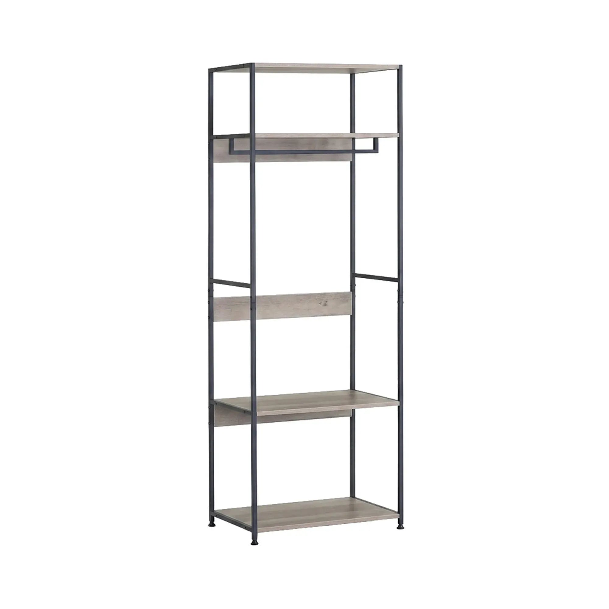 CARLA HOME Freestanding Clothes Rack with Shelves - Grey - 175 cm - Clothing Rack