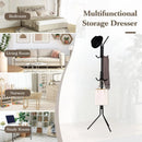 CARLA HOME Metal Coat Rack Stand - 12 Hook Clothes Hanger - Black - Garment Rack
