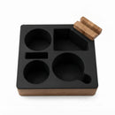 CARLA HOME Couch Cup Holder Tray, Wood Sofa Caddy, Antislip, Living Room