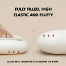 CARLA HOME U Shaped Pregnancy Pillow for Full Body Support Grey - Polyester - Full Body Pillow