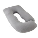 CARLA HOME U Shaped Pregnancy Pillow for Full Body Support Grey - Polyester - Full Body Pillow