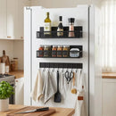 CARLA HOME 3 Pack Magnetic Spice Rack for Fridge Kitchen with Hook Bar
