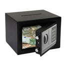 CARLA HOME Electronic Safe Box - Money Safe with Deposit Slot - Black - Cash Locker