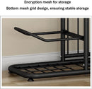CARLA HOME Ball Storage Rack - 3-Tier Sports Organiser