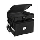 CARLA HOME Fireproof Document Box with Lock - Fabric - Office - Fireproof Document Safe