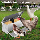 CARLA HOME Automatic Chicken Feeder Treadle - Galvanized Steel