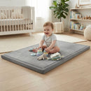 CARLA HOME Baby Play Mat 200x300cm, Thick Foam Crawling Mat, Infants, Grey
