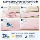 CARLA HOME Baby Play Mat 200x300cm, Thick Foam Crawling Mat, Infants, Pink