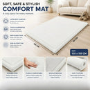 CARLA HOME Baby Play Mat 100x150cm, Thick Foam Crawling Mat, Infants, White