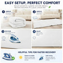 CARLA HOME Baby Play Mat 100x150cm, Thick Foam Crawling Mat, Infants, White