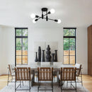 Mid Century Chandelier Modern, 4-Light