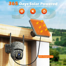 4G Trail Security Camera 2.5K Black Outdoor Wildlife Monitoring with Live View