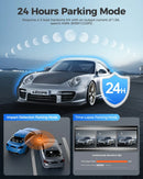 4K Ultra HD 2160P WiFi Dash Cam in Black with GPS and IR Night Vision