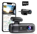 4K Front and Rear Dash Camera with WiFi GPS and Free 64GB SD Card