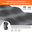 Heated Knee Brace Wrap with Vibration and Heat Therapy in Black, 51cm